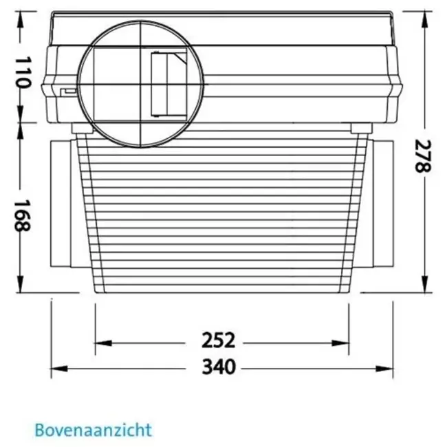 Orcon Compact 10P 320 m³/h - spina perilex