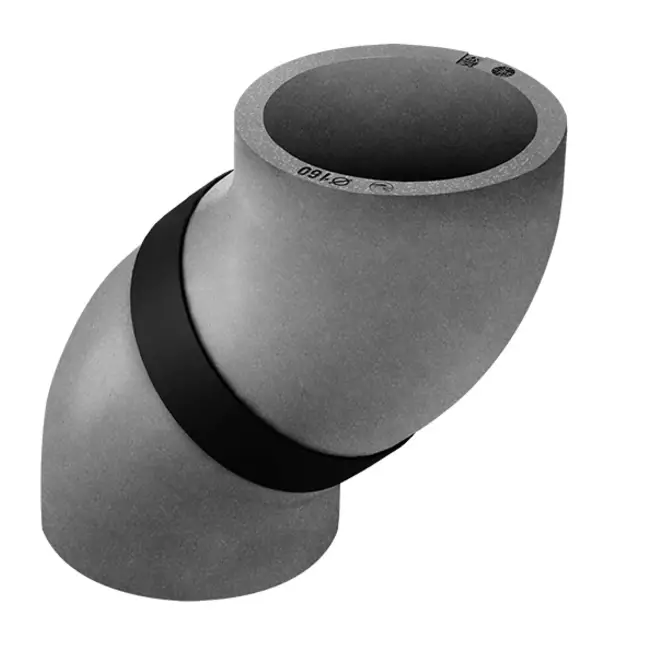 Gomito EPS a 45° isolato diametro 160mm