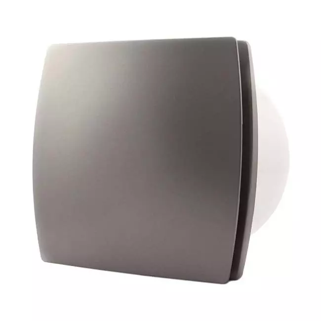 Aspiratore per il bagno Ø 150 mm argento - Design T150S