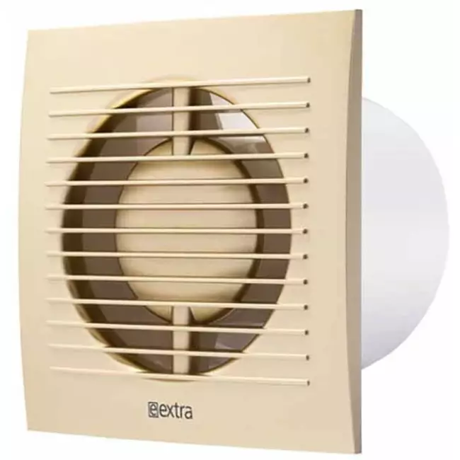 Aspiratore per il bagno Ø 100 mm oro con timer e sensore umidità - EE100HTG