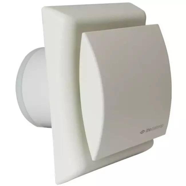 Itho Daalderop aspiratore per il bagno Ø 100 mm- bianco con sensore di umidità BTV-N202 H