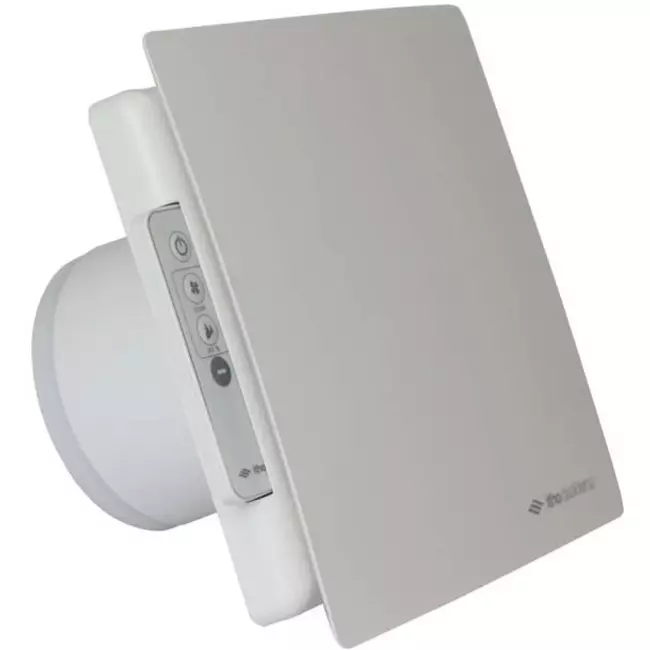 Aspiratore per il bagno Ø100 mm - Timer, sensore di umidità e telecomando BTV-ssst Supreme