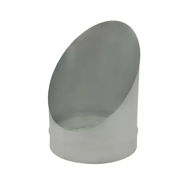 Tubo diffusore diametro 100 mm 45 gradi (Sendz. Verz.) RAL7035