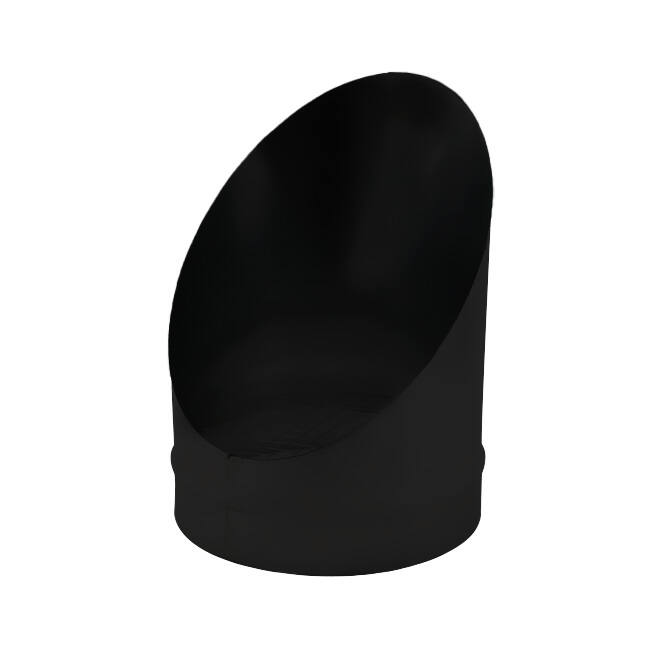 Tubo diffusore diametro 315 mm 45 gradi (Sendz. Verz.) RAL9005