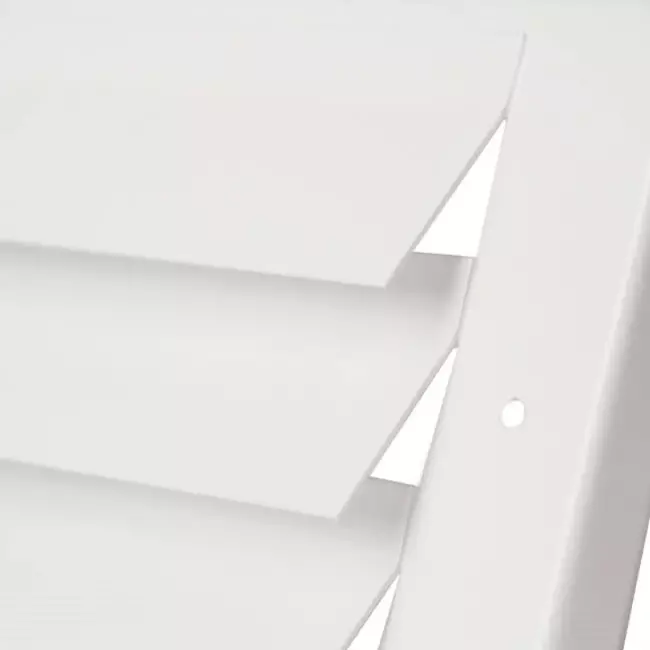 Griglia per parete esterna a superficie 300 mm x 100 mm BIANCA