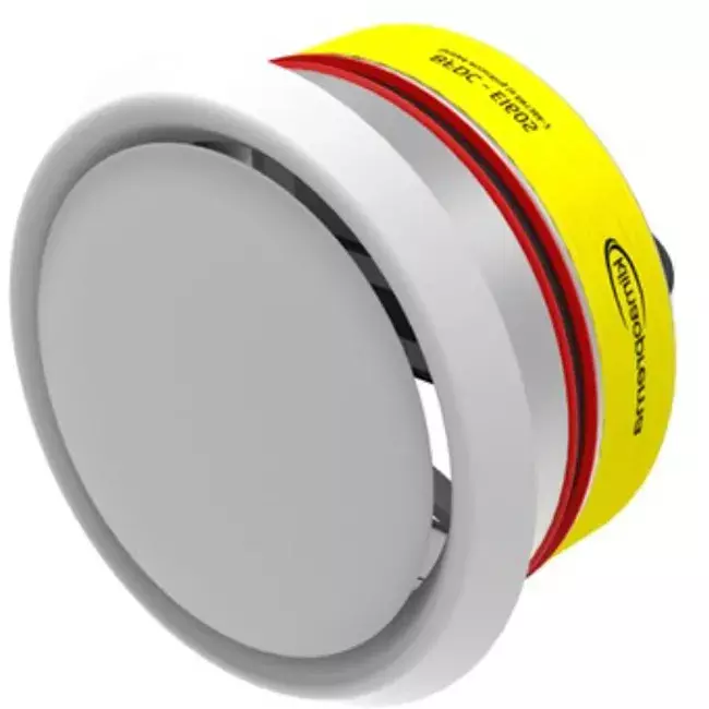 Serranda tagliafuoco circolare 200 mm con valvola di ventilazione - E-BFDC V EI60S D200
