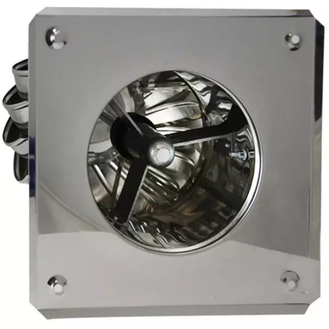 Aspiratore da tetto eolico Cowl 200 mm acciaio inox faldale tetto incluso - 115 m3/h
