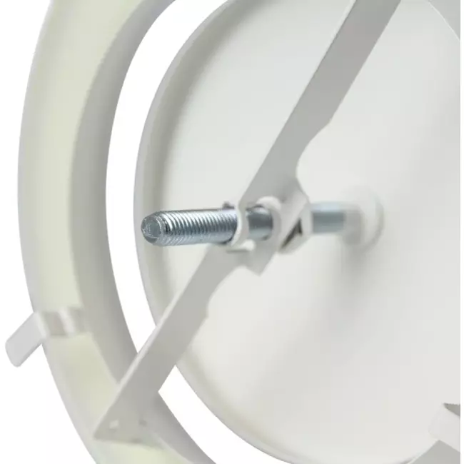 Valvole scarico ventilazione in metallo Ø 200 mm RAL 9010 con morsetti a molla - DVSC200