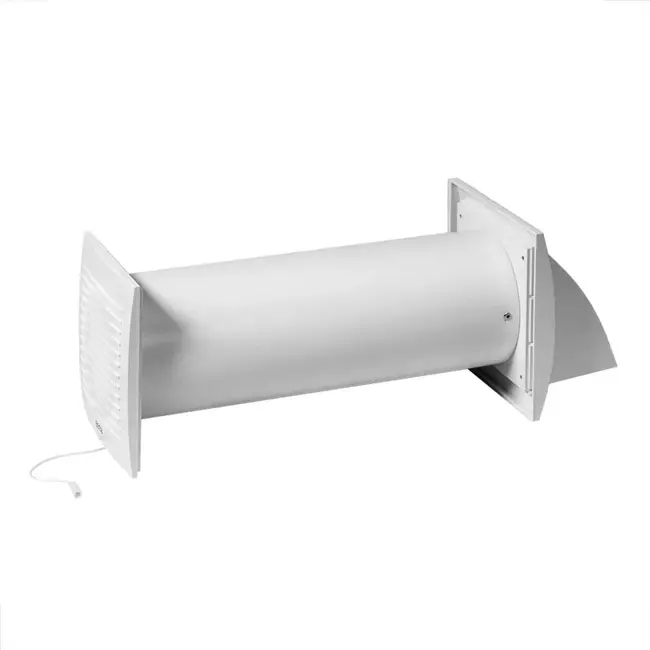Europlast ventilazione decentralizzata con recupero di calore 100 mm con interruttore a corda e spina