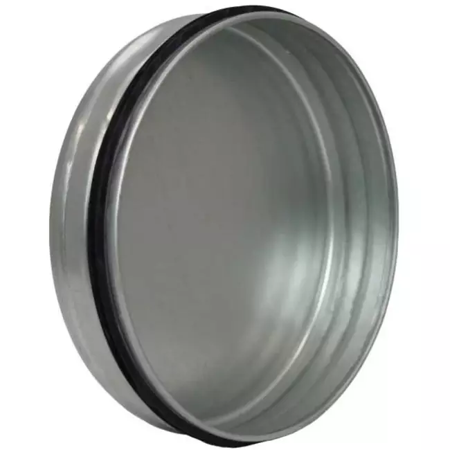 Tappo spiro Ø 80 mm per tubo spiro - Zincato