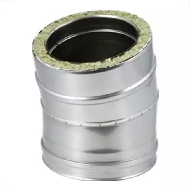 Diametro DP 150 mm (150/200) curva 15 gradi I316L/I304 (D 0,5/0,6)