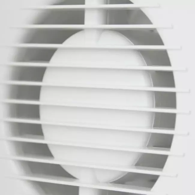 Aspiratore per il bagno rotondo Ø 100 mm bianco con timer - EE100T