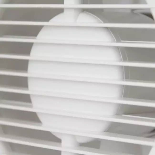 Aspiratore per il bagno rotondo Ø 125 mm bianco con timer e sensore umidità - EA125HT
