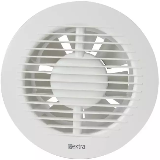 Aspiratore per il bagno rotondo Ø 125 mm bianco con timer e sensore umidità - EA125HT