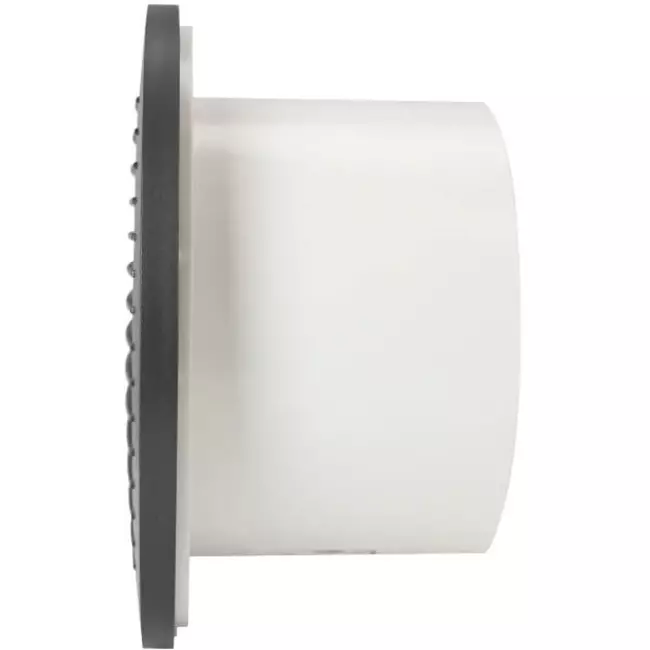 Aspiratore per il bagno rotondo Ø 125 mm antracite - Base EA125A