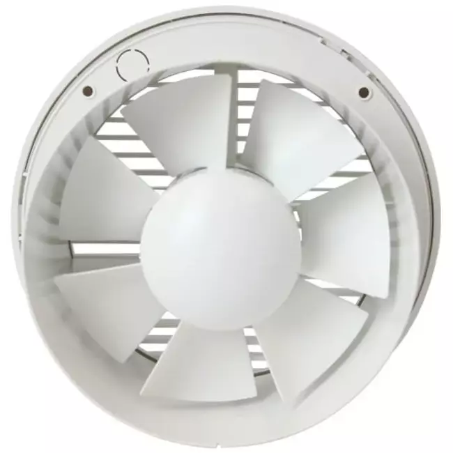 Aspiratore per il bagno rotondo Ø 150 mm bianco -basis EA150