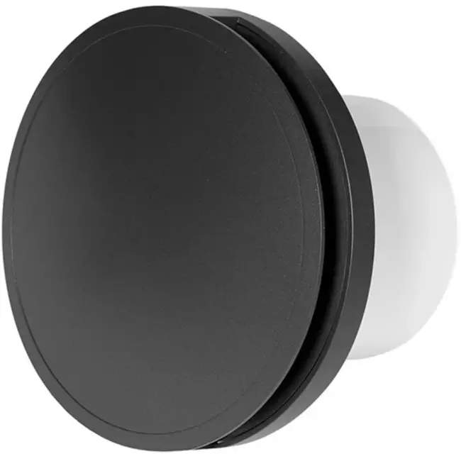 Aspiratore per il bagno rotondo Ø 125 mm antracite -  Design EAT125A