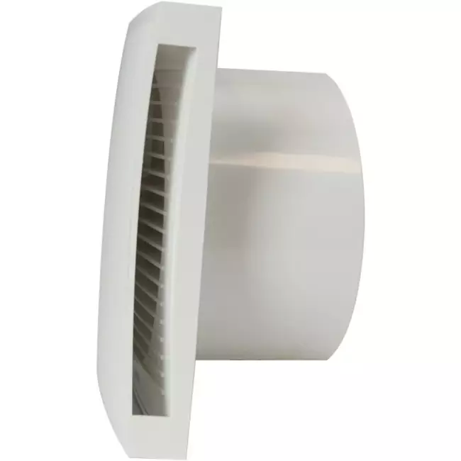 Aspiratore per il bagno Ø 150mm bianco con timer e sensore umidità - Design EET150HT