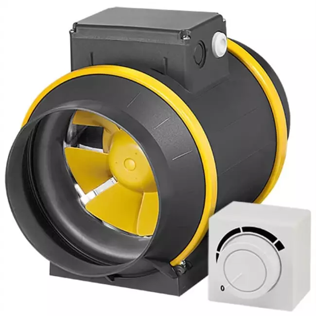 Ruck ETAMASTER M aspiratore a tubo 615 m³/h - Ø 160 mm + dimmer a 3 posizioni