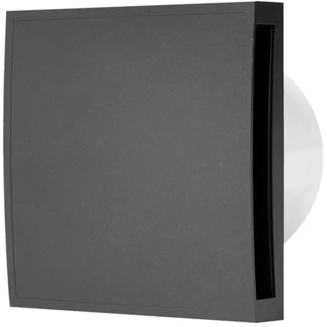 Aspiratore per il bagno Ø 100 mm antracite con timer e sensore umidità - EET100HTA