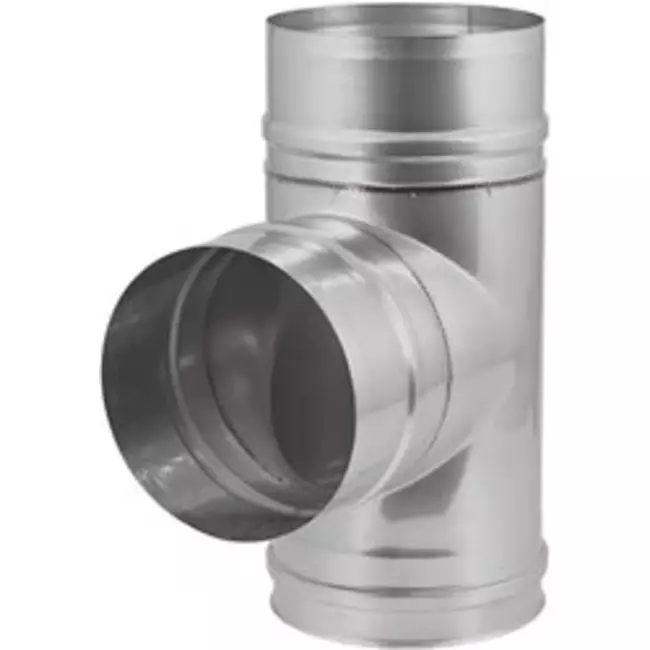 Raccordo a T PS diametro 100 mm 90° I316L (D 0,5)