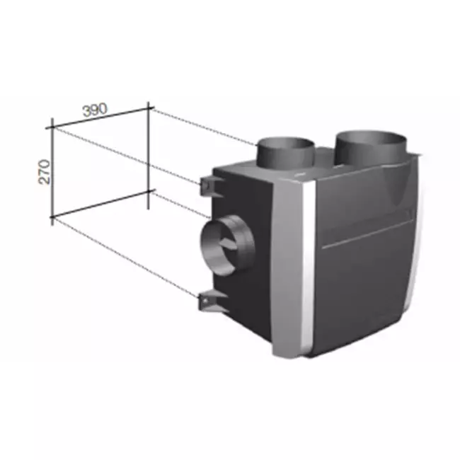 Vasco C400 Basic RF LE 400 m³/h + sensore di umidità