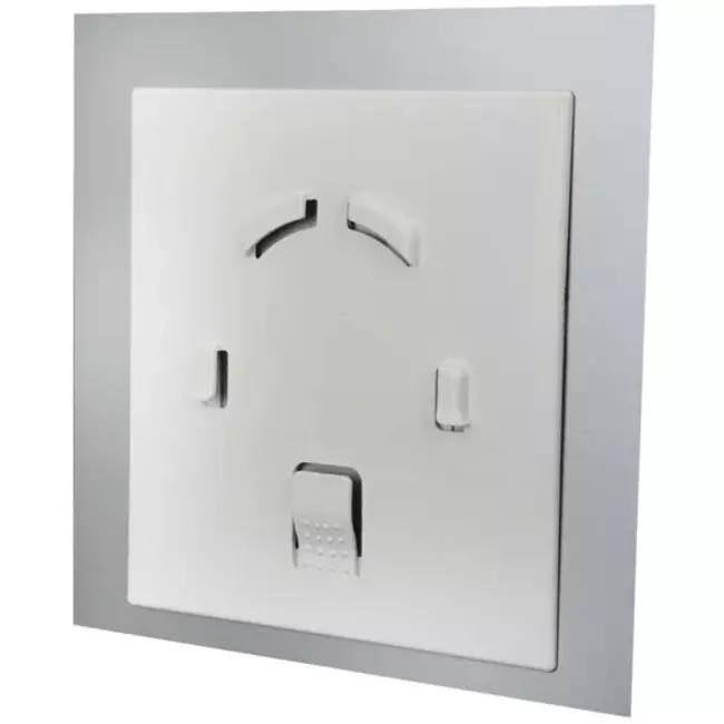 Griglia 15x15 cm con frontale di vetro colorato argentato satinato