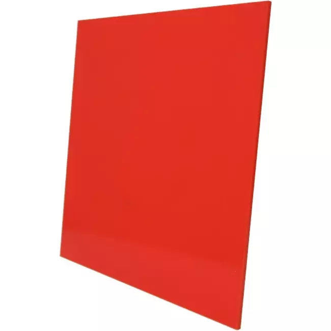 Air Roxy aspiratore per il bagno con diametro di collegamento 125 mm con interruttore a corda e spina - pannello frontale di plastica rossa