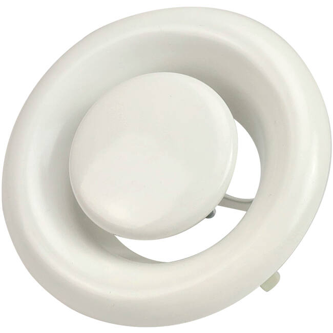 Valvola di scarico aria 100 mm con molle in metallo - DVS-C100 RAL9010