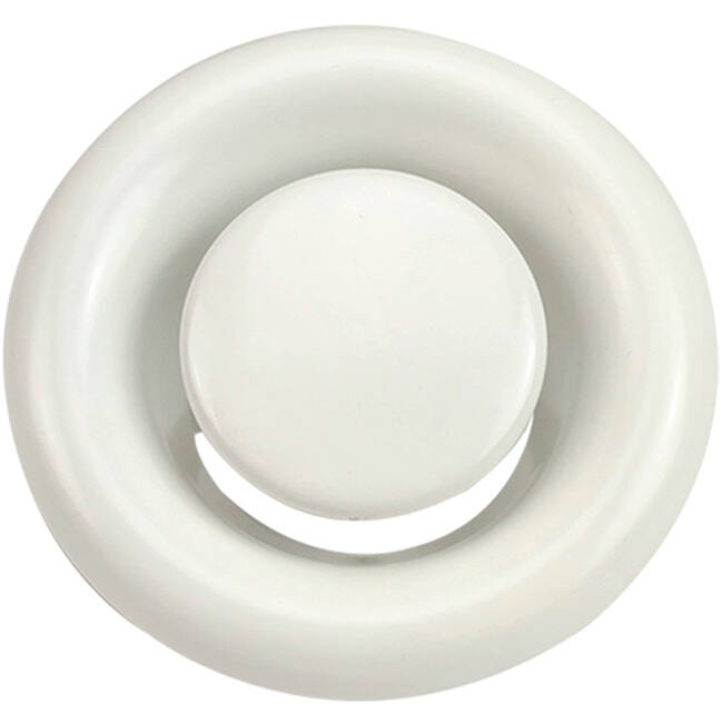Valvola di scarico aria 100 mm con molle in metallo - DVS-C100 RAL9010