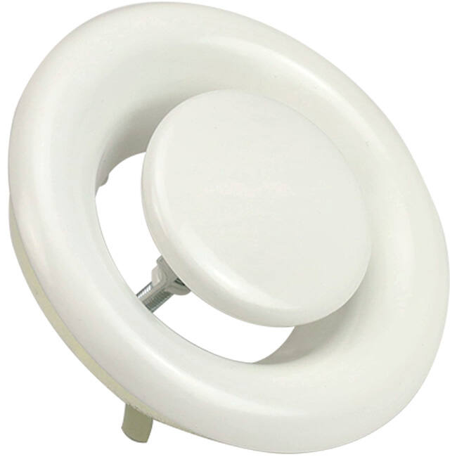Valvola di scarico aria 100 mm con molle in metallo - DVS-C100 RAL9010