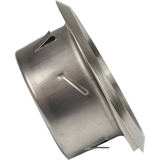 Valvola di ventilazione in acciaio inox 160 mm con ingresso e uscita fissi e molle di frizione - DVI-C160