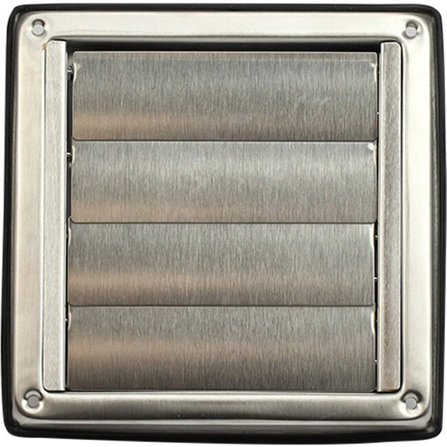 Griglia frontale in acciaio inox 100 mm con alette mobili di scarico alto - EL-SS-OP100 SS