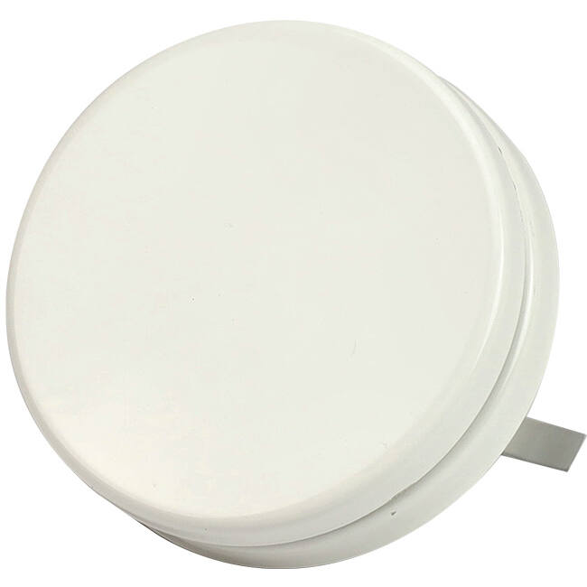 Valvola di scarico per ventilazione 80 mm con molle in metallo - SAV-C80 RAL9010