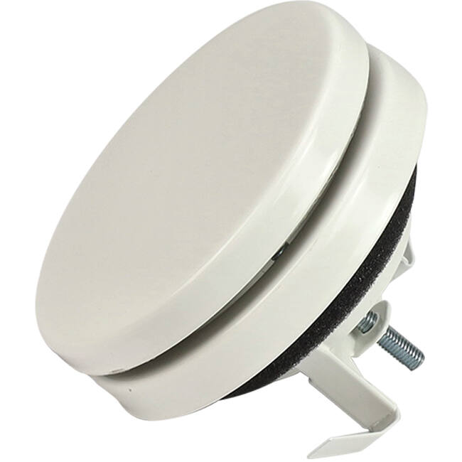 Valvola di scarico per ventilazione 80 mm con molle in metallo - SAV-C80 RAL9010