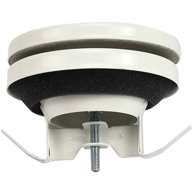 Valvola di scarico per ventilazione 80 mm con molle in metallo - SAV-C80 RAL9010