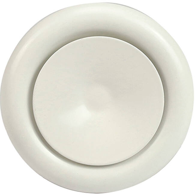 Valvola di ventilazione 100 mm in metallo - S-DVS100 RAL9010