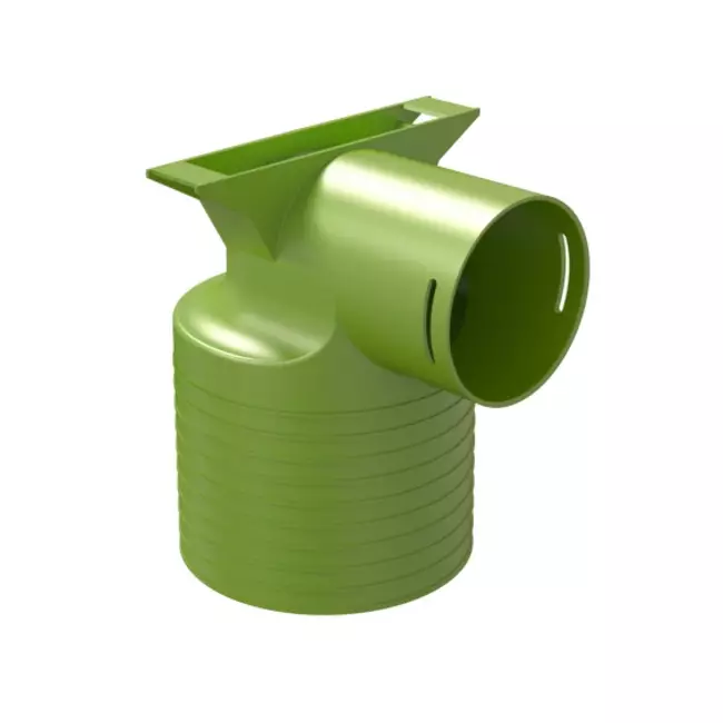 Ubbink Air Excellent 34C adattatore per valvola 125 1x90°