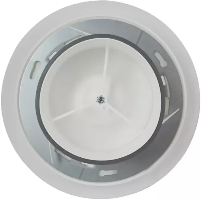 Valvola di ventilazione RLV Imaginair Ø 125 mm - morsetti di fissaggio + anello - bianco
