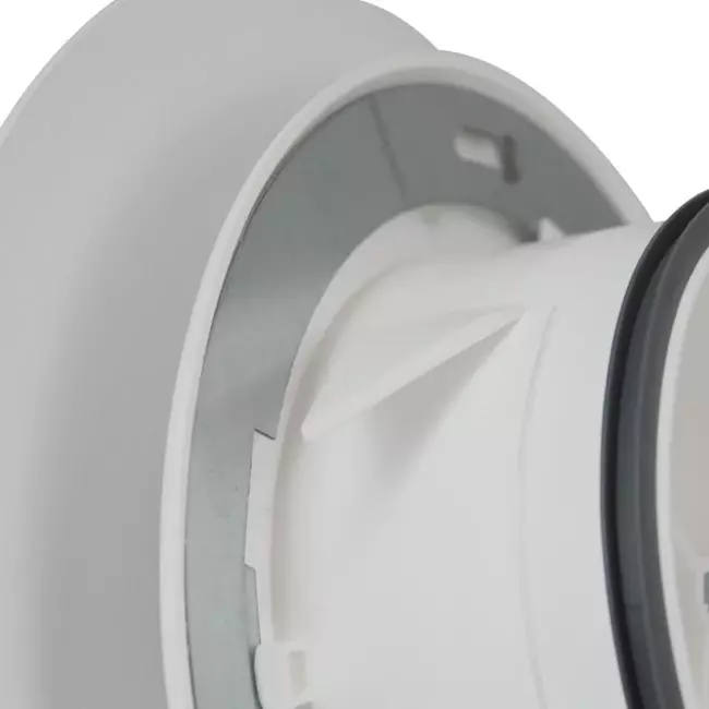 Valvola di ventilazione RLV Imaginair Ø 125 mm - morsetti di fissaggio + anello - bianco
