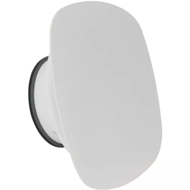 Valvola di ventilazione RLV Imaginair quadrata Ø 125 mm - morsetti di fissaggio + anello - bianco