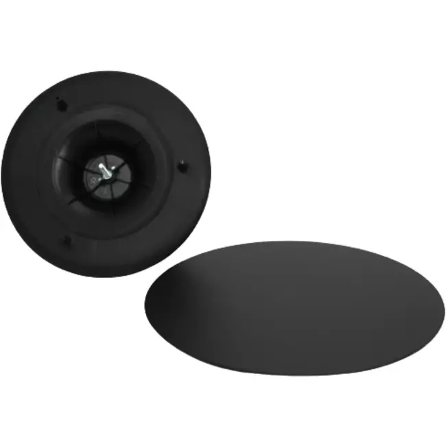 Valvola di ventilazione RLV Imaginair grande Ø 125 mm - morsetti di fissaggio + anello - nero