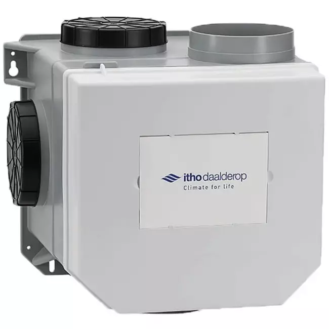 Itho Daalderop CVE-S ECO Optima Inside High Performance HP 415 m³/h + sensore di umidità + sensore di CO2 - spina perilex