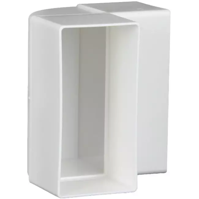 Curva rettangolare in plastica 90° 110x55 - KLV