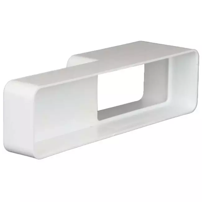 Riduttore rettangolare in plastica da 220x55 a 110x55 mm - KS25-15