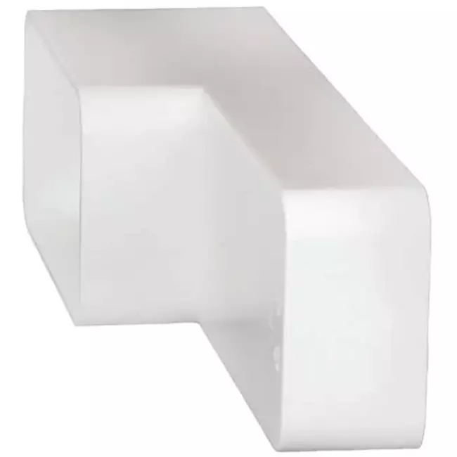 Riduttore rettangolare in plastica da 220x55 a 110x55 mm - KS25-15