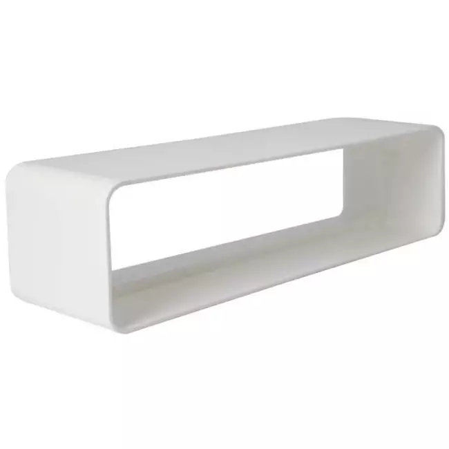 Connettore rettangolare in plastica 220x90 mm - KS29