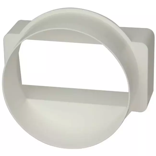 Riduttore rettangolare in plastica Ø 100 mm - 110x55 - KSD1