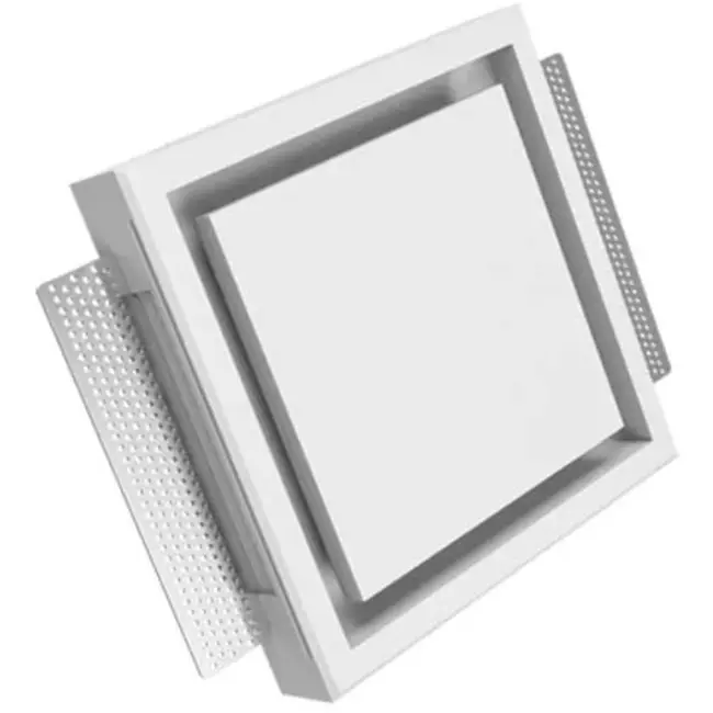 Ergovent valvola di ventilazione canalizzabile senza telaio quadrata 100 mm