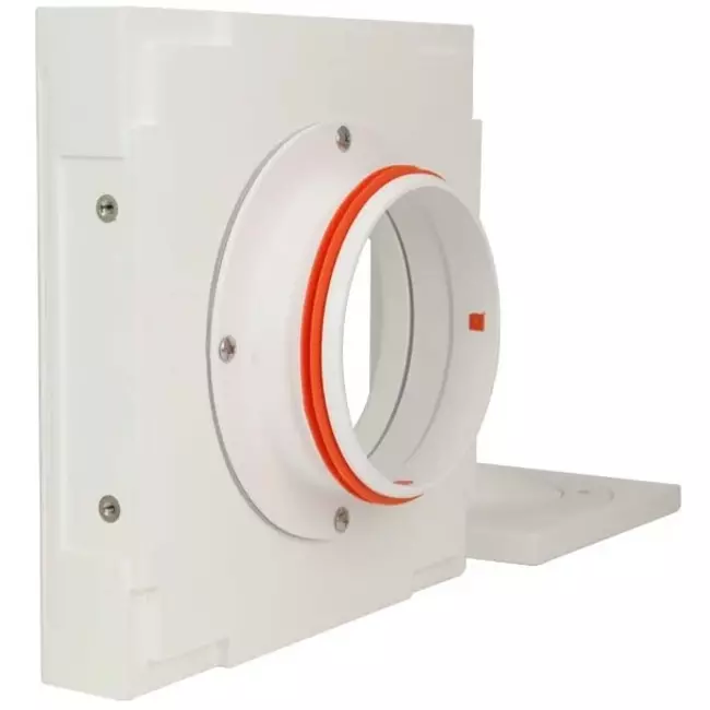 Ergovent valvola di ventilazione canalizzabile senza telaio quadrata 100 mm